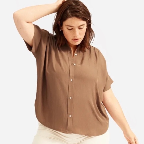 Everlane Tops - Everlane • The Japanese GoWeave Light Square Shirt